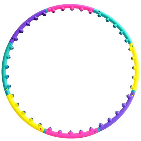 복나이트 훌라우프 분리형 홈트레이닝 다이어트 훌라후프 운동 뱃살 지압 훌라후프 확장형 홈트레이닝 훌라후프효과 이미지 2