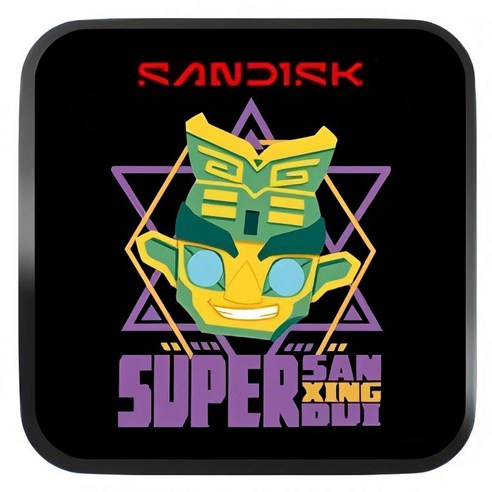 샌디스크 엘르 외장 PSSD 삼성 커스텀 버전, 개척자, 1TB