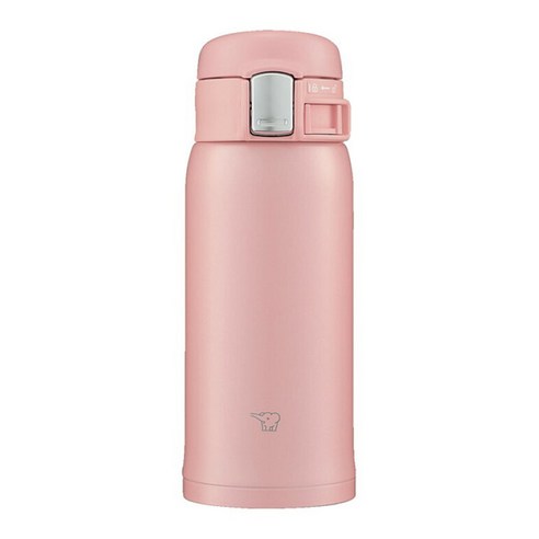 조지루시 스테인리스 머그 보온보냉 경량 텀블러 원터치 타입, 핑크, 1개, 360ml