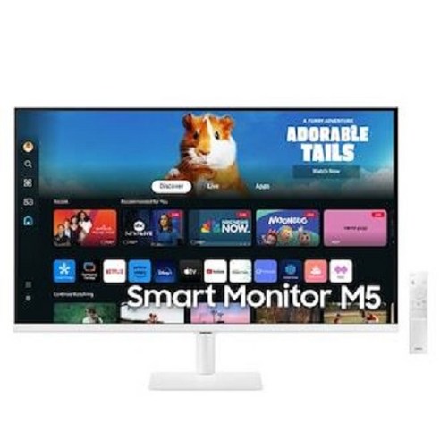 삼성전자 68.6cm FHD LED M5 스마트 모니터 화이트 LS27CM501EKXKR, 단일속성, S27DM501, 68cm