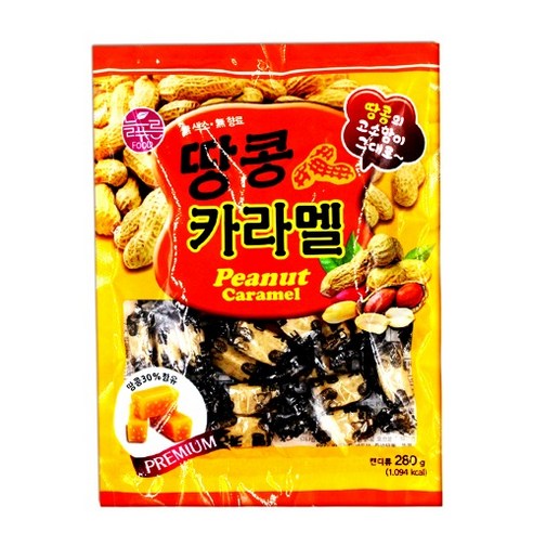 늘푸른식품 땅콩카라멜 280g, 1개