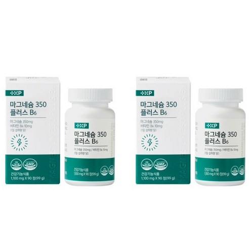 마그네슘 350 플러스 B6, 90회분, 2박스