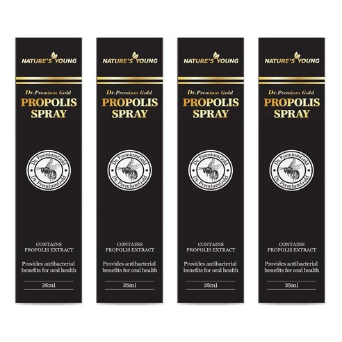 호주 네이쳐스영 프로폴리스 스프레이, 4개, 35ml