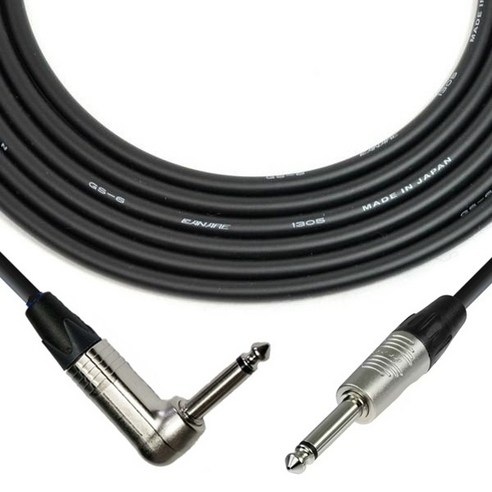 LC03-NRA 기타 케이블 3M 한쪽 ㄱ자 카나레 [정품] 압착 GS-6 NP2X NP2RX 뉴트릭