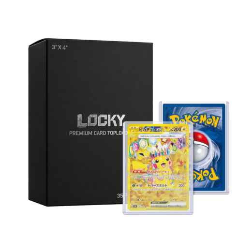 [브랜드/공식] 로키 플라스틱 카드 탑로더 25개 1세트 (사이즈 7.0 x 10.1cm) / Locky top loader (size 3 x 4inch) 포켓몬카드 포카 홀더, 투명