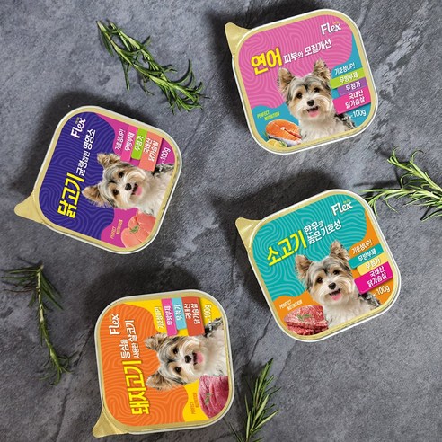 칼마 플렉스 강아지 캔 100g x 20개 순살치킨 전연령 습식 주식캔 이미지 3