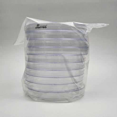 PS재질 직경 150mm 플라스틱 샤알레 샬레 페트리디쉬 PEKYBIO 얅고 가벼운 일회용 소모성 실험용품, 10개