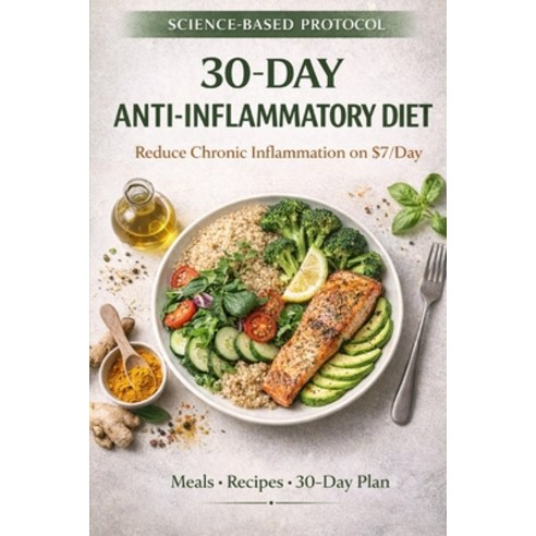 (영문도서)The 30-Day Anti-Inflammatory Diet on a Budget: A Science-Based Guide to Reduce C... Paperback, Independently Published, English, 9798242209138