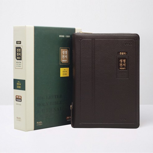 성경전서 새찬송가 (NKR82AB / 천연우피 / 다크브라운), 아가페, 아가페