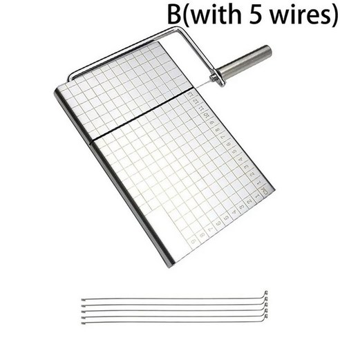치즈나이프 교체 절단 와이어 커터 소시지와 햄 절단 칼 주방 액세서리 도구와 스테인레스 스틸 치즈 슬라이서