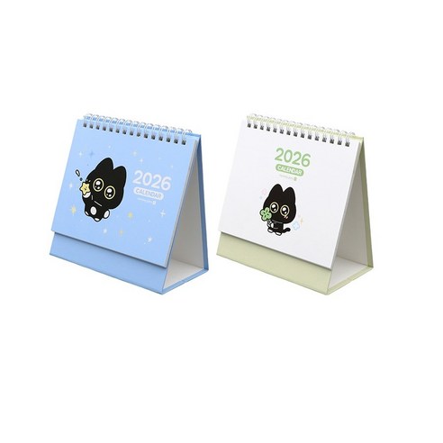 모닝글로리 2026년 디자인 스탠딩 캘린더 (먼지) 랜덤발송, 1개, 색상랜덤