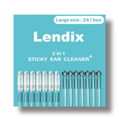 Lendix 친환경 점착식 끈끈이 귀이개 플러스 면봉 투인원 실사용 후기 | 효과 있을까? - 상품 이미지 1