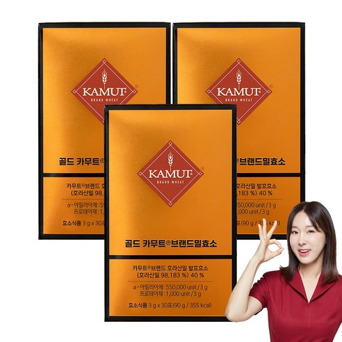 그레인온 골드 카무트 브랜드밀 효소 90g, 3개 솔직 후기 | 실사용자 리뷰 분석 - 상품 이미지 1