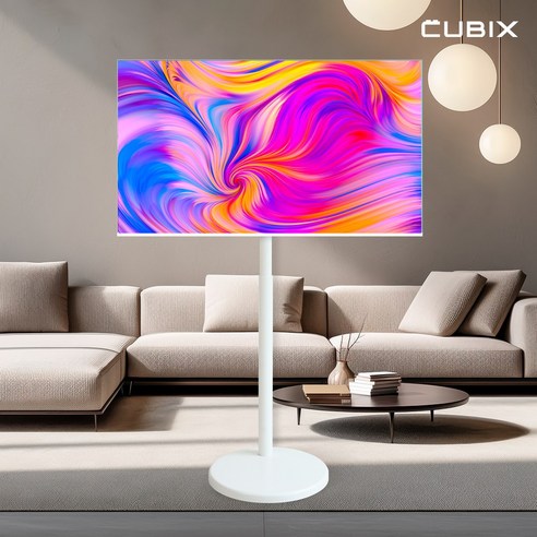 이동이 자유로운 스마트 40인치 QLED TV