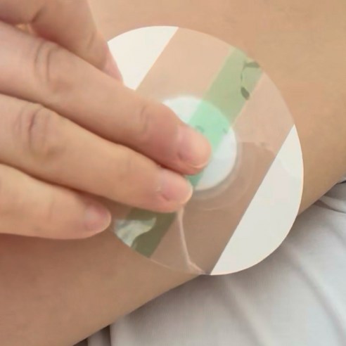 NEW 무채혈 연속 혈당측정기 전용 방수 패치 무접착4cm 리브레2 케어센스 데스콤 바로젠 보완 고정 테이프, 10개