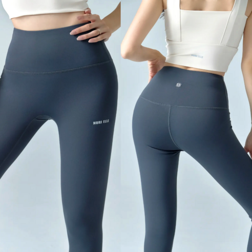 노리엘 요가 필라테스 레깅스 하이웨스트 힙업 노와이존