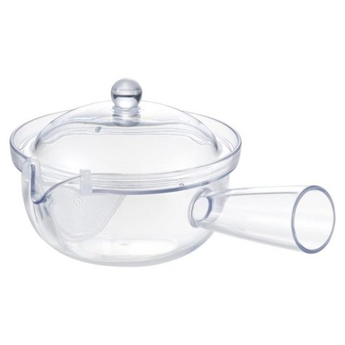 아케보노 클립 메쉬 티포트 사이드 핸들 타입, 클리어, 1개, 260ml
