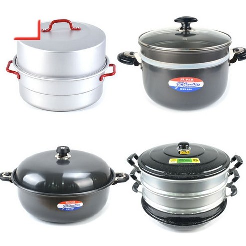 대용량 2단 알루미늄 찜통 실리콘찜시트-노랑 270mmyou5+6TOl - 찜기/찜통 | 쿠팡
