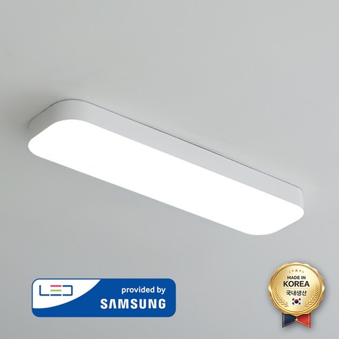 국산 심플 화이트 주방등 욕실등 LED30W, 주광색