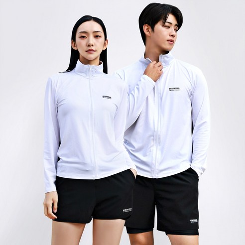 서프라이더 남녀 상하의 2장세트 하이넥집업 래쉬가드 체형커버 루즈핏 빅사이즈 ~3XL 까지/SURFRIDER