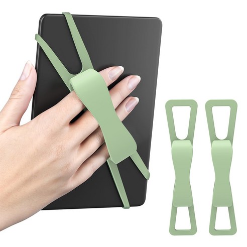 태블릿 스트랩 한 손으로 조작 가능 초경량 및 휴대성 iPad Pro Kindle 에 적합, Green, 1개