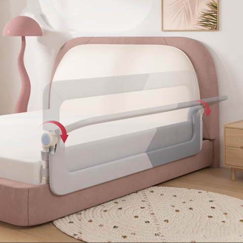 GERDU 높이 조절 침대가드, 안심하고 누리는 우리 아이 숙면