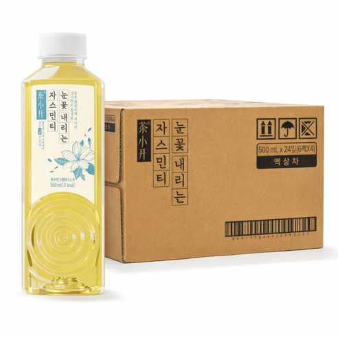 눈꽃내리는 자스민티, 24개, 1개입, 500ml