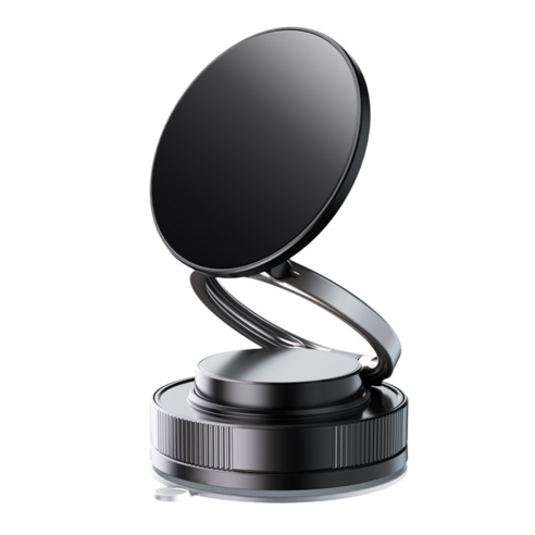 블룸써니 진공 흡착식 마그네틱 차량용 휴대폰 거치대, 블랙, 1개