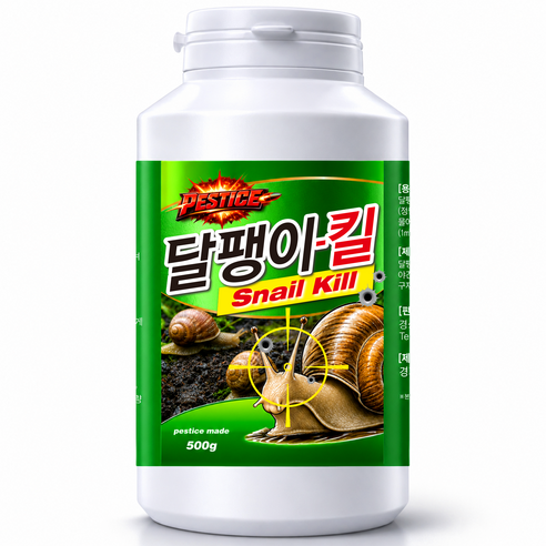 페스티스 달팽이킬 달팽이약 제거 민달팽이 유인 퇴치, 1개, 500g