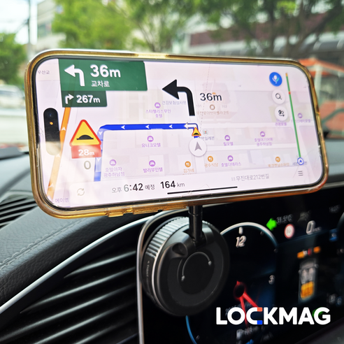 LocKMAG 차량용 핸드폰거치대 맥세이프 대시보드 이미지 3