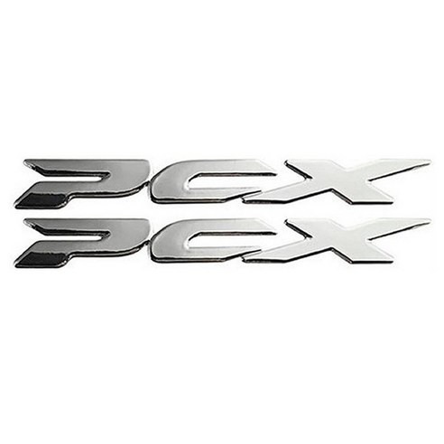 CULT 오토바이 혼다 PCX 엠블럼 스티커, 1세트, A4.PCX 엠블럼 실버
