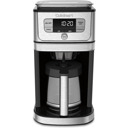쿠진아트 커피메이커 Cuisinart DGB-800 자동 그라인드 커피머신 12컵용량, 12-Cup Glass_Automatic Grind &, 1개