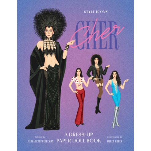 (영문도서)Style Icons: Cher: A Dress-Up Paper Doll Book Paperback, Smith Street Books, English, 9781923239852