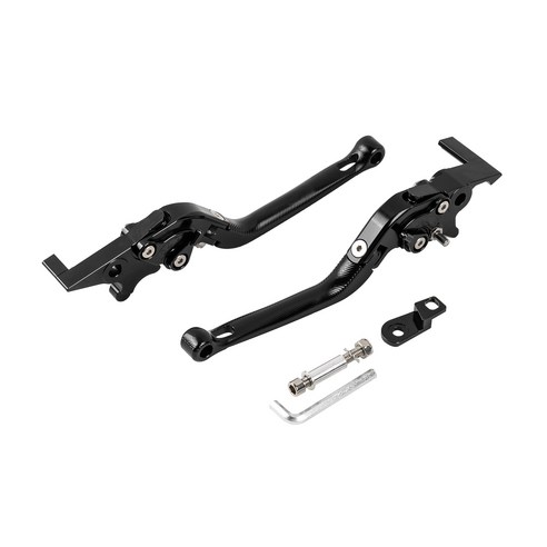 커브랜드 PCX 브레이크 레버 6단조절 파킹 폴딩 PCX125 21-26년식 오토바이 용품, 올블랙, 1세트 - 핸들용품