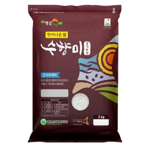 수향미 골든퀸 3호 백미 특등급, 3kg, 2개