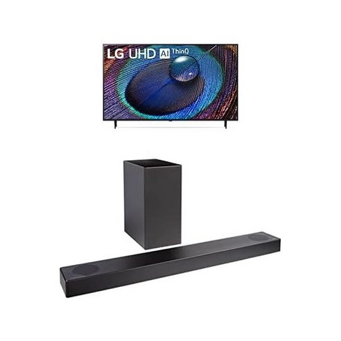 LG 65Inch Class UR9000 Series Alexa Builtin 4K Smart TV 3840 x 2160Bluetooth WiFi USB Ethernet HDM, 55 inch_TV + S75Q Sound Bar
