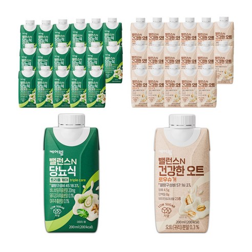 케어웰 밸런스N 당뇨식 트리플 케어 200ml 18p + 건강한 오트 로... 솔직 후기 | 실사용자 리뷰 분석 - 상품 이미지 1