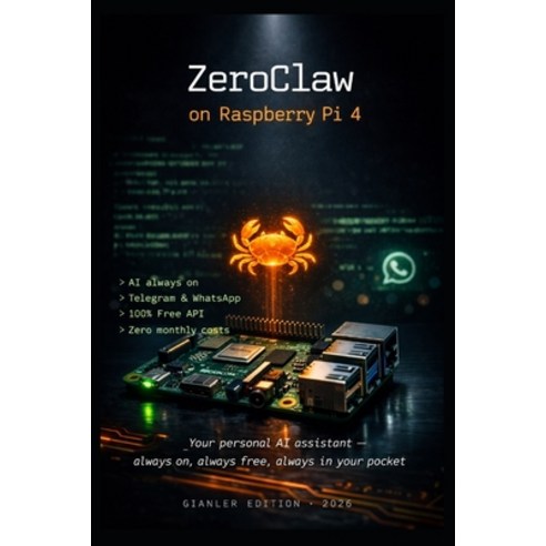 (영문도서)ZeroClaw on Raspberry Pi 4: Build your personal AI assistant in an afternoon - f... Paperback, Independently Published, English, 9798251112221