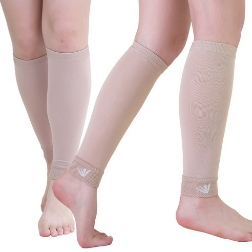 국산 사계절 발토시 기능성 종아리토시 보온 압박 겸용 WSL01, 2개, 베이지