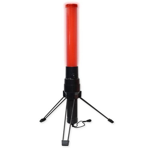 LED 신호봉 경광봉 경광등 받침대 건전지포함 길이 50CM, 1개