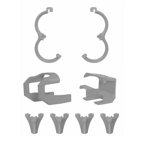 DJI 네오2 전용 올인원 프로텍터 키트 NEO2 드론 기체 가드 랜딩기어 짐벌 꼬리 보호, 그레이(D130-G), 1개
