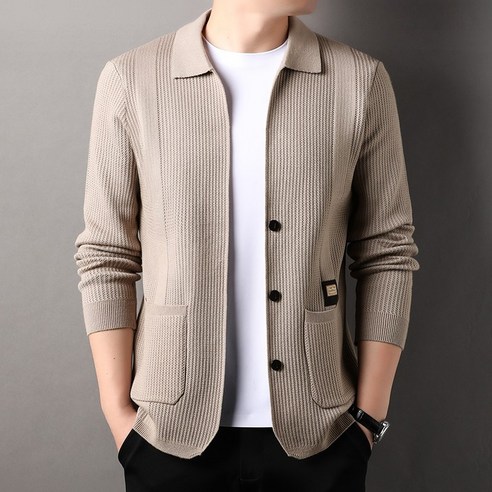 타임퓨어 men cardigan 남자 캐주얼니트 가디건 터틀 긴팔 스웨터 가을겨울 남성 아우터 기질 코디 코트
