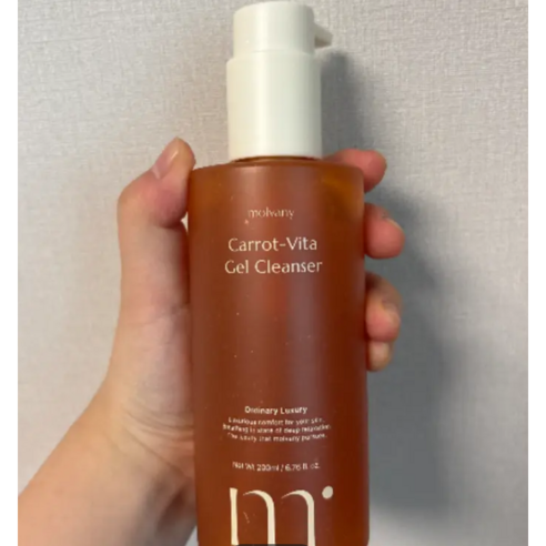 몰바니 당근 비타 젤 클렌저 200ml 이미지 2