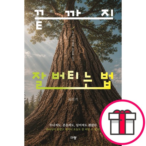 규장 끝까지 잘 버티는 법 - 무너진 마음에 믿음을 심다 (홍민기 규장) + 말씀카드 5종 세트 증정