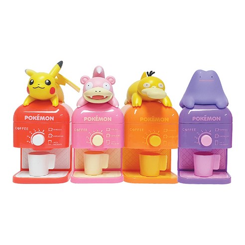 포켓몬 캔디머신 아이알파캔디 4종세트 피카츄+야돈+메타몽+고라파덕