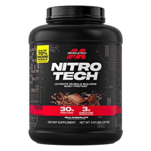 머슬테크 니트로 테크 웨이 프로틴 1.8kg, 1개 운동러 솔직 후기 | 실사용 리뷰 썸네일