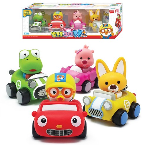 뽀로로 큐티붕붕 플러스 자동차 장난감 4종 세트 솔직 후기 | 취미생활 필수템 - 상품 이미지 1
