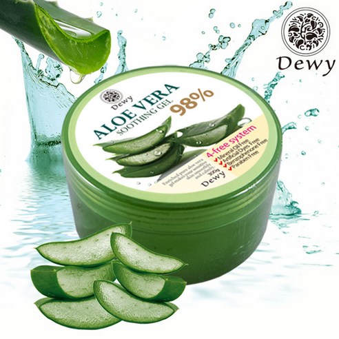 듀이 리얼촉촉 알로에베라 수딩젤 98% 300g 수딩겔 알로에젤, 1개