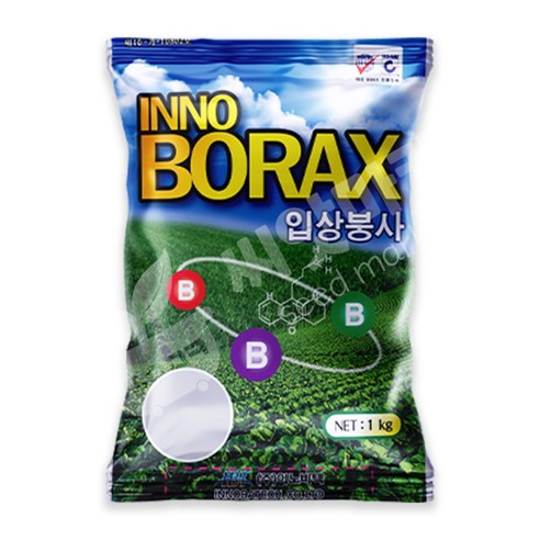 입상붕사비료 1kg 붕소결핍 필수 미량요소 붕사 비료, 1개