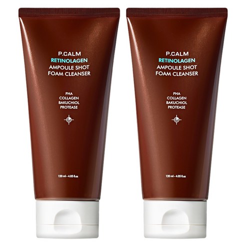 피캄 레티놀라겐 앰플샷 폼클렌저, 2개, 120ml